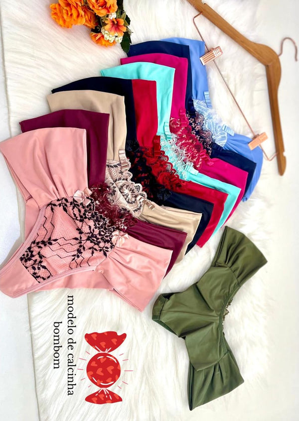 12 Tangas Sexy Colores Surtidos